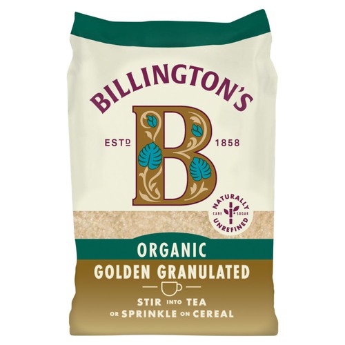 Billington's Organic Unrefined Natural Granulated Cane Sugar