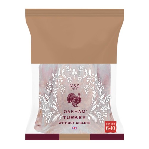 M&S Oakham Whole Turkey without Giblets
