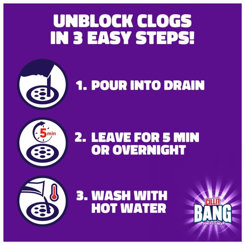 Cillit Bang Drain Odour Eliminator & Unblocker Gel
