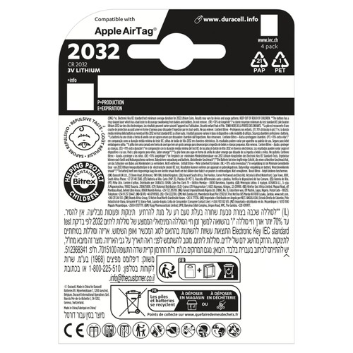 Duracell Specialty CR-2032 Lithium Coin Battery