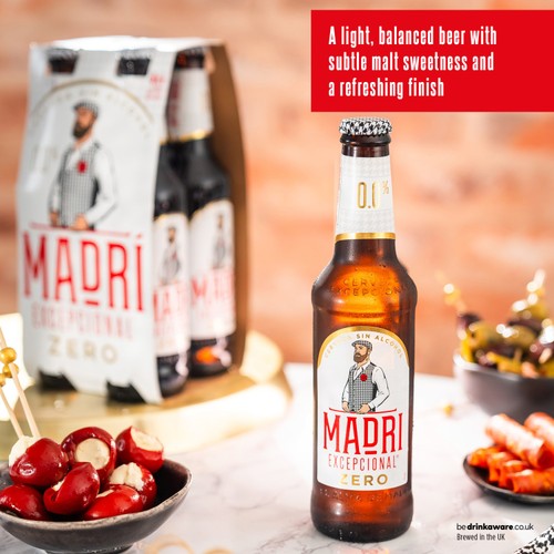 Madri Excepcional 0.0% Premium Lager Beer