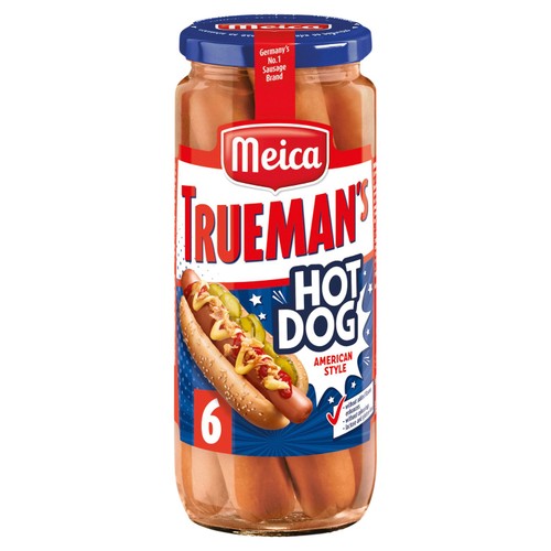 Meica Trueman's Pork Hot Dog Sausages