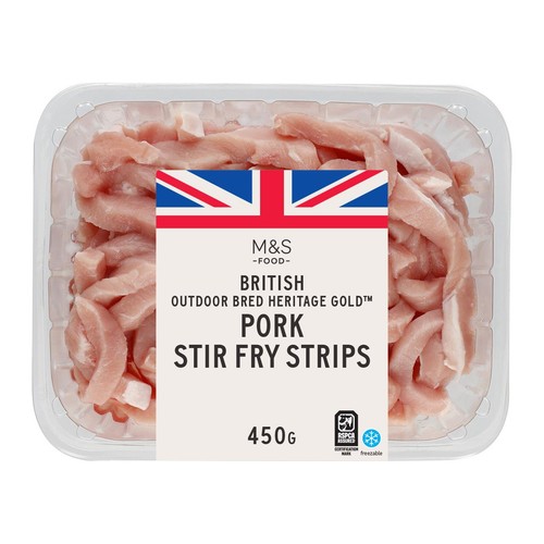 M&S Heritage Gold Outdoor Bred Stir Fry Strips