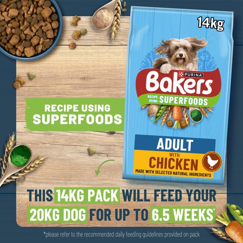 Bakers Chicken with Vegetables Dry Dog Food 