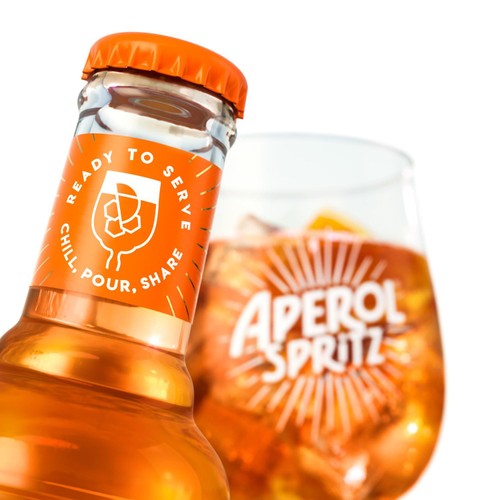 Aperol Spritz Ready to Serve