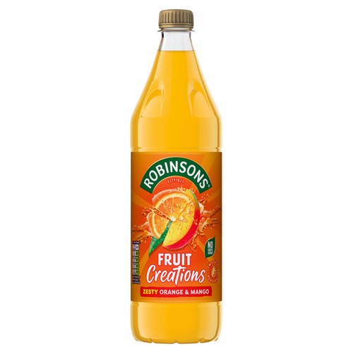 Robinsons Fruit Creations Orange & Mango No Added Sugar