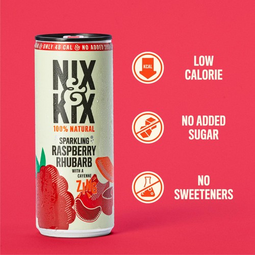 Nix & Kix Raspberry & Rhubarb