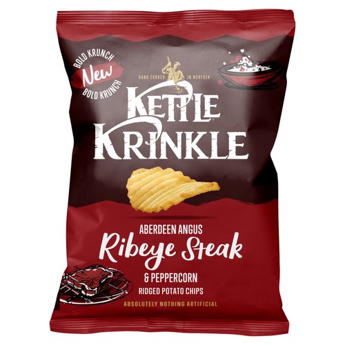 KETTLE Krinkle Aberdeen Angus Ribeye Steak & Peppercorn