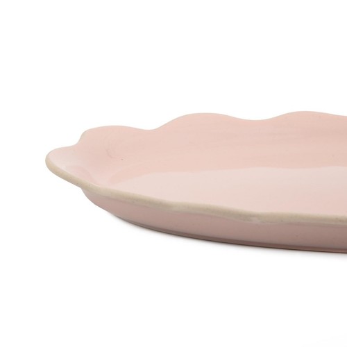 	Jamie Oliver Big Love Pass-Me Platter, Stoneware, 35x20cm, Pink