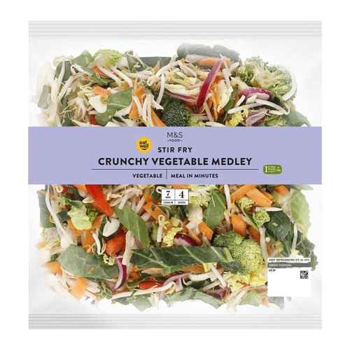 M&S Family Crunchy Veg Medley