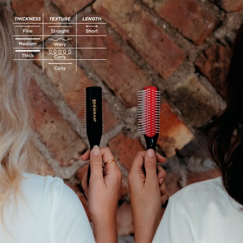 Denman Classic Hair Styling Brush, Handbag