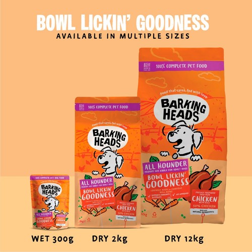 Barking Heads Bowl Lickin' Chicken Wet Dog Food Pouch