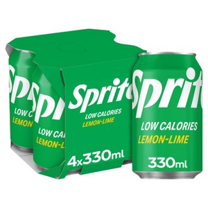 Sprite Lemon-Lime No Sugar 4 x 330ml