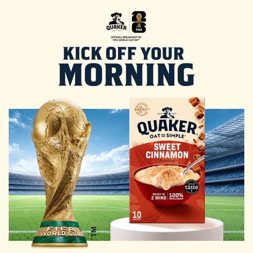 Quaker Oat So Simple Sweet Cinnamon Porridge Sachets Cereal