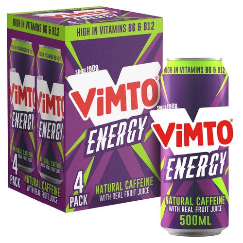 Vimto Original Energy 500ml 4pk