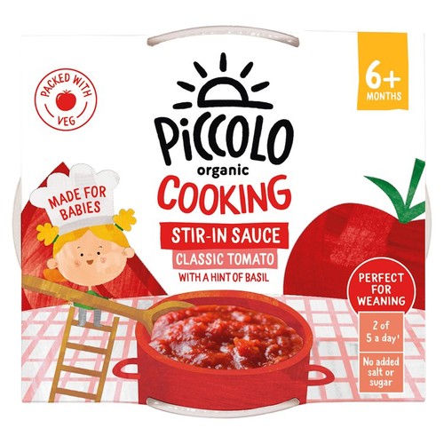 Piccolo Organic Classic Tomato Sauce, 6 mths+ 