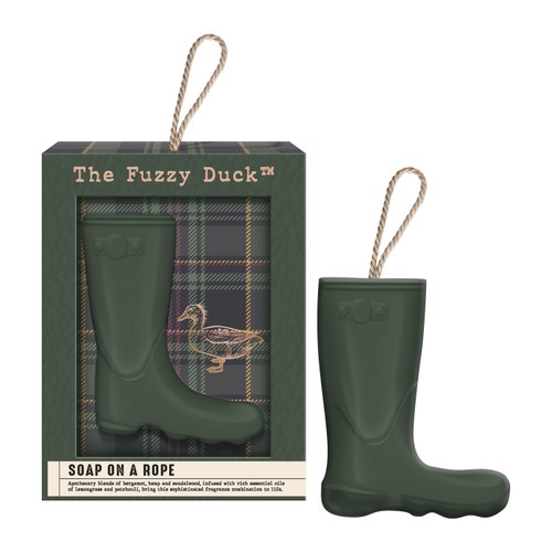 Baylis & Harding Mens The Fuzzy Duck Wellington Boot Soap On A Rope