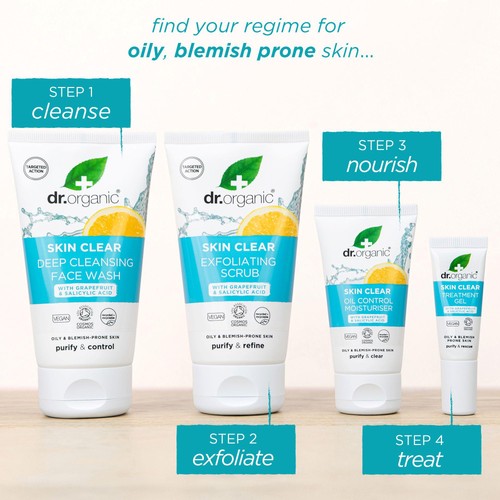 Dr Organic Skin Clear Deep Cleansing Face Wash
