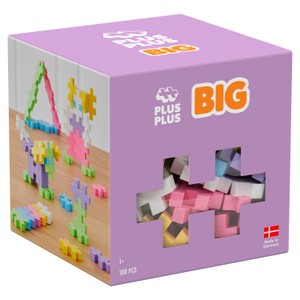 Plus-Plus Big Pastel 100pc Colour Mix