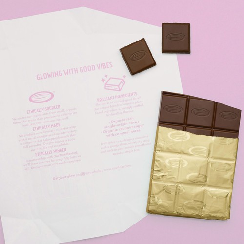 Raw Halo Vegan Mylk & Pink Salt Chocolate Bar