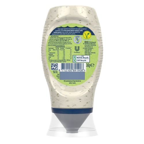 Hellmann's Garlic & Herb Sauce
