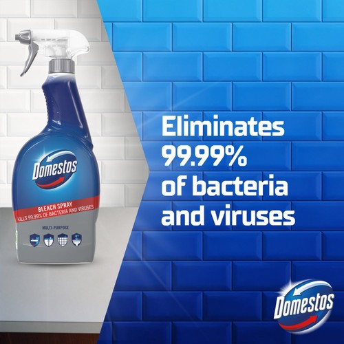Domestos Bleach Cleaner Spray Multi-Purpose 