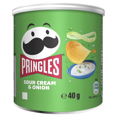Pringles Sour Cream & Onion Crisps Can
