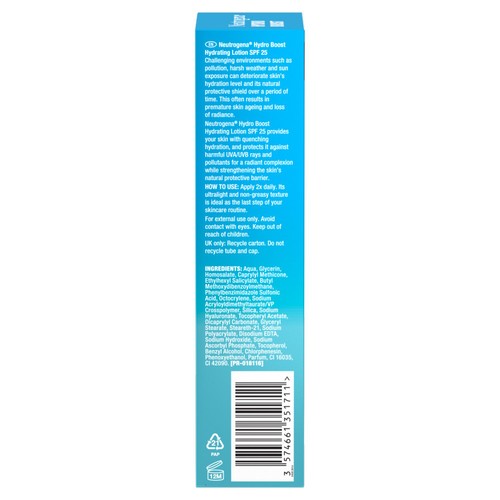 Neutrogena Hydro Boost Hydrating Lotion SPF 25 