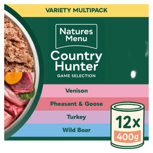 Natures Menu Country Hunter Game Meat Selection Can Multipack