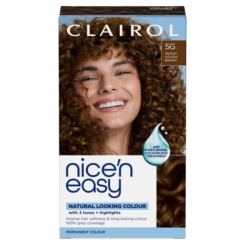 Clairol Nice'n Easy Hair Dye, 5G Medium Golden Brown