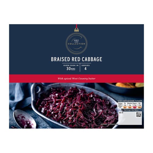 M&S Collection Braised Red Cabbage with Spiced Butter