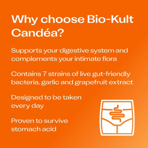 Bio-Kult Probiotics Candea Gut Supplement 60 Capsules