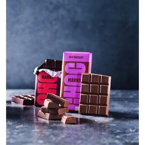 M&S Choc Marks Milk Chocolate Bar