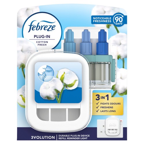 Febreze 3Volution Air Freshener Plug-In Diffuser Cotton