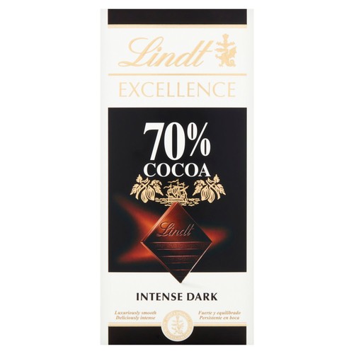Lindt Excellence 70% Cocoa Dark Chocolate Bar