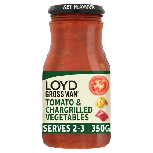 Loyd Grossman Tomato & Chargrilled Vegetable Pasta Sauce