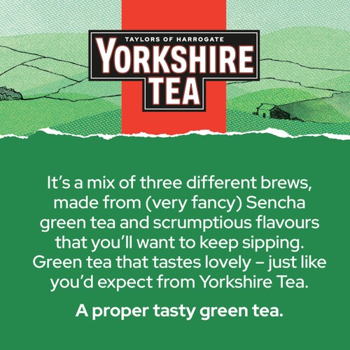 Yorkshire Tea Green Tea Selection Pack Enveloped Tea Bags