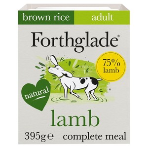 Forthglade Natural Brown Rice Wet Dog Food Lamb with Veg