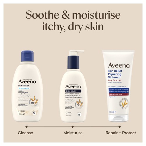 Aveeno Skin Relief Repairing Ointment for Body, Face, Lips