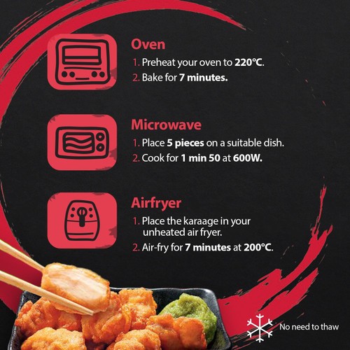 Ajinomoto Japanese Style Fried Karaage Chicken Frozen