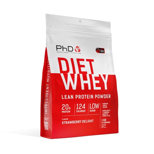 PhD Nutrition Strawberry Delight Diet Whey Powder