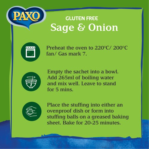 Paxo Gluten Free Sage & Onion Stuffing Mix