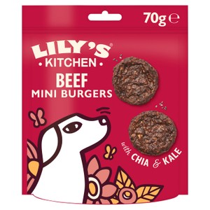 Lily's Kitchen The Best Ever Beef Mini Burgers Dog Treats70g