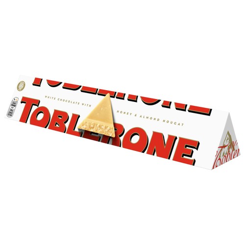 Toblerone White Chocolate with Honey & Almond Nougat Bar Gifting