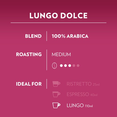 Lavazza A Modo Mio Lungo Dolce Capsules