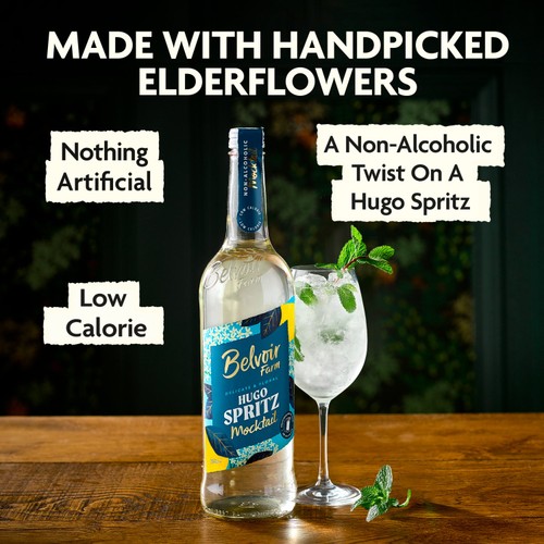 Belvoir Farm Hugo Spritz Mocktail