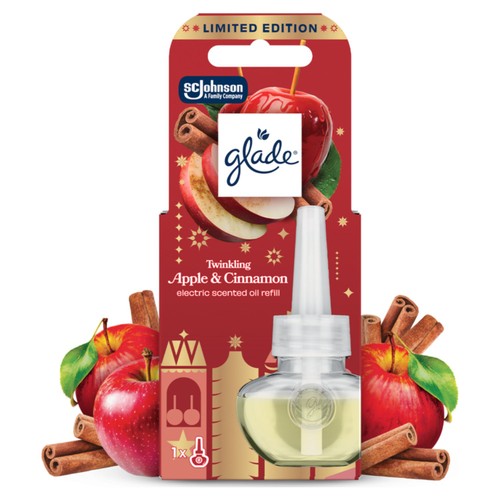 Glade Plug In Refill Electric Twinkling Apple & Cinnamon