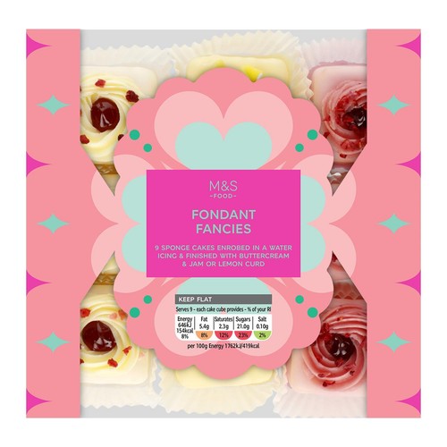 M&S Collection Fondant Fancies