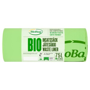 Biobag 75L Compostable Bin Liners