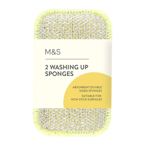 M&S 2 Washing Up Sponges